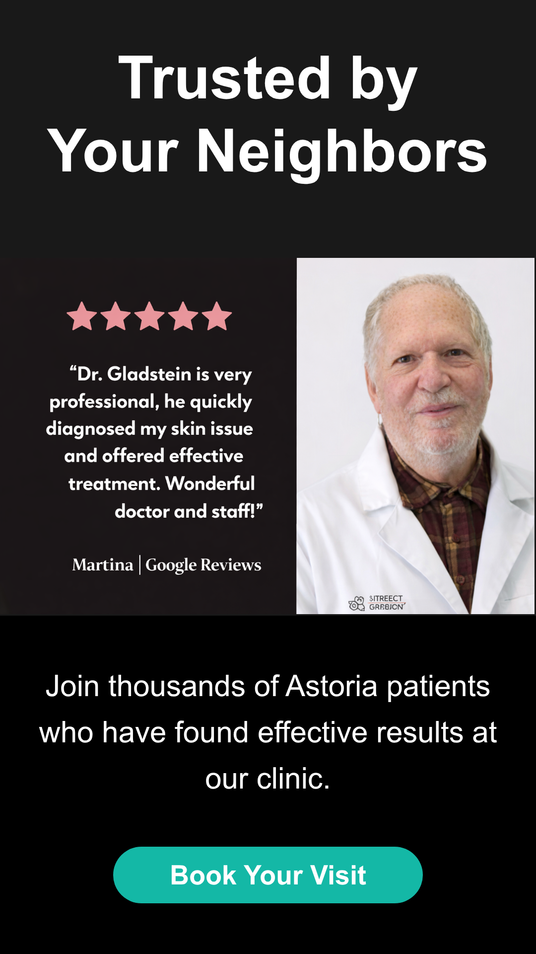 Trusted by patients across Astoria post creative