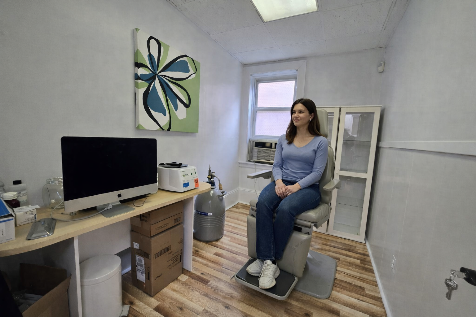 Dermatology clinic feature visual